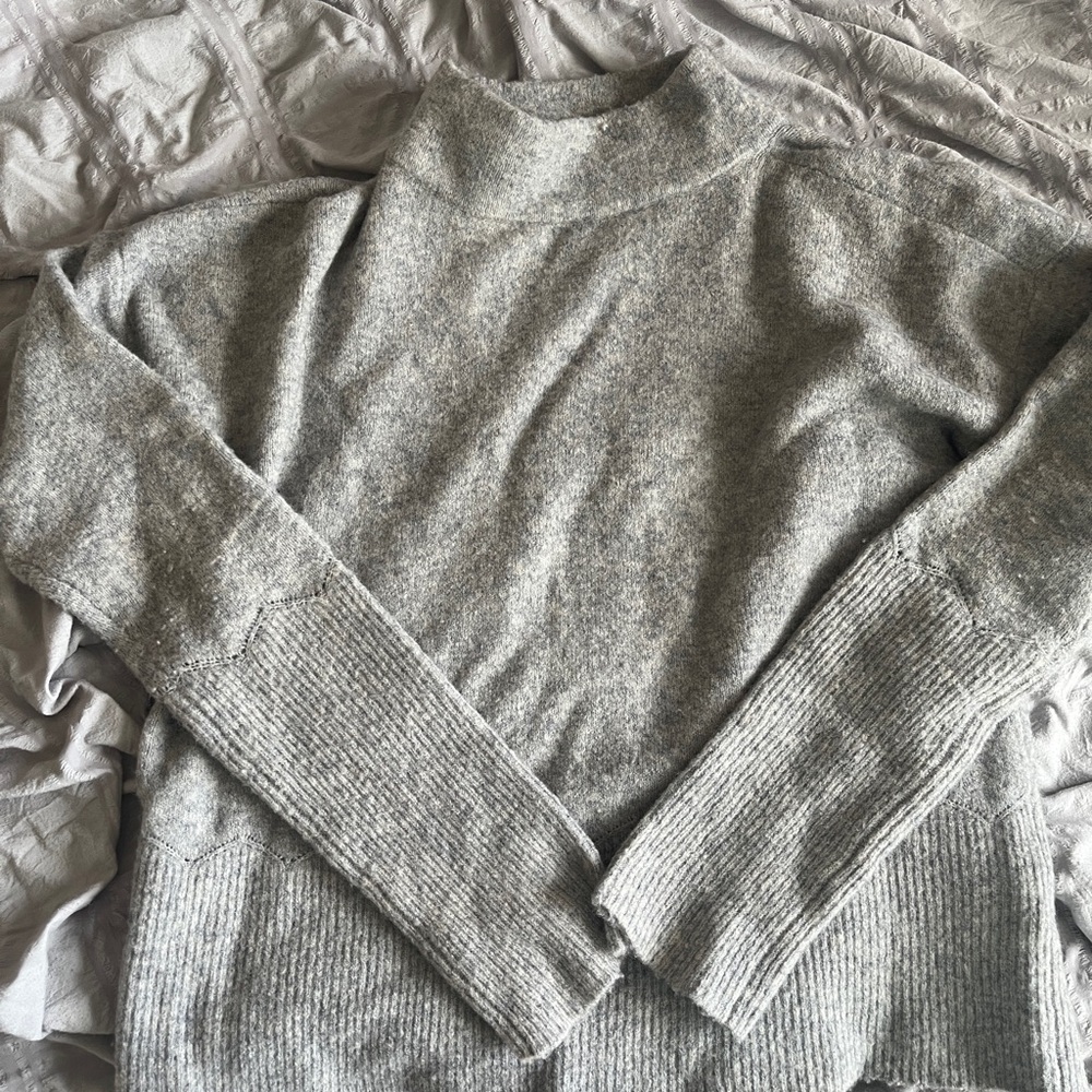 Vineyard Vines Heather Gray Turtleneck Sweater